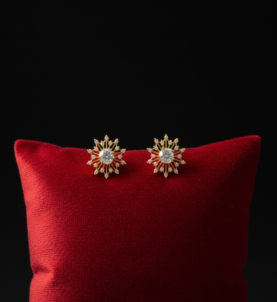 Chain pendant set with earrings (18 inch)