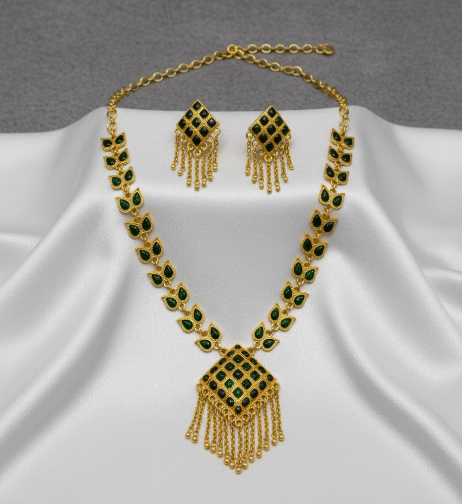 Assamese jewellery (Green)