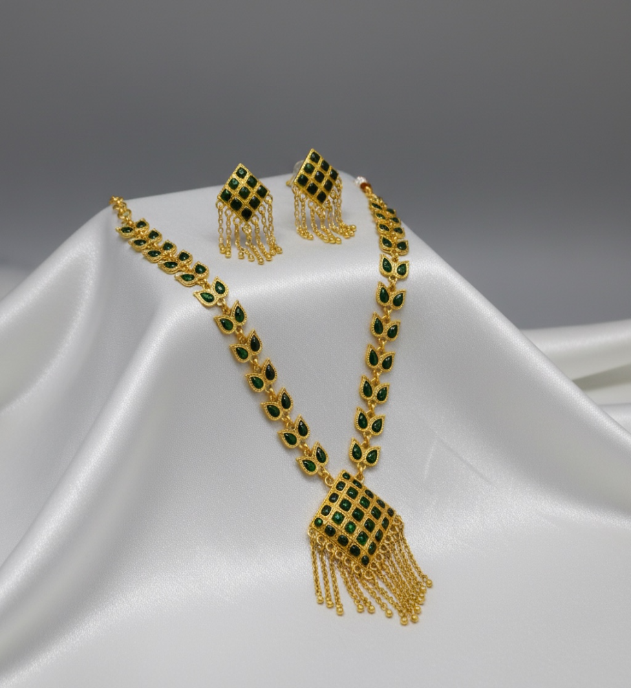 Assamese jewellery (Green)