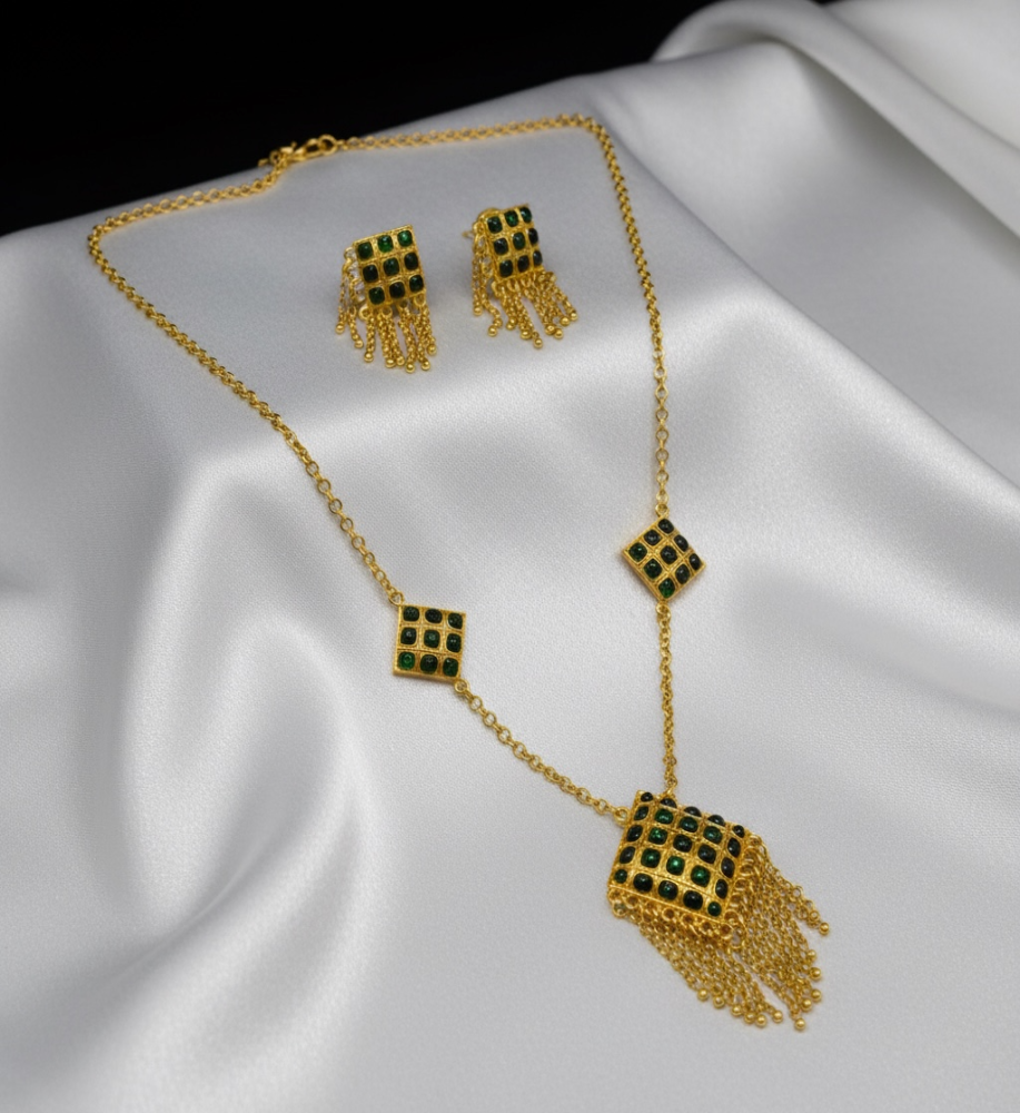 Assamese jewellery (Green)