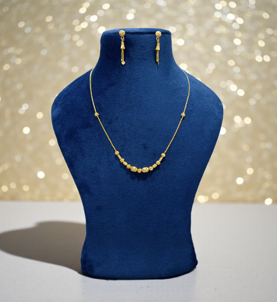 Chain with earrings (18 inch)