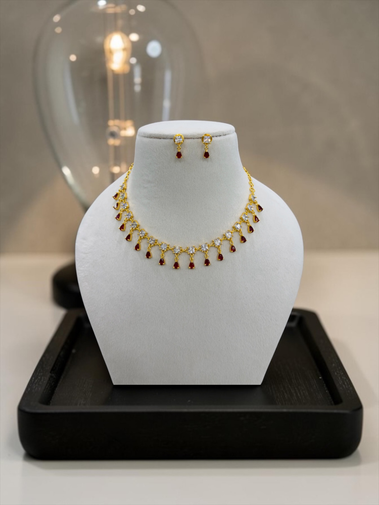 Assamese Jewellery (Red and White)