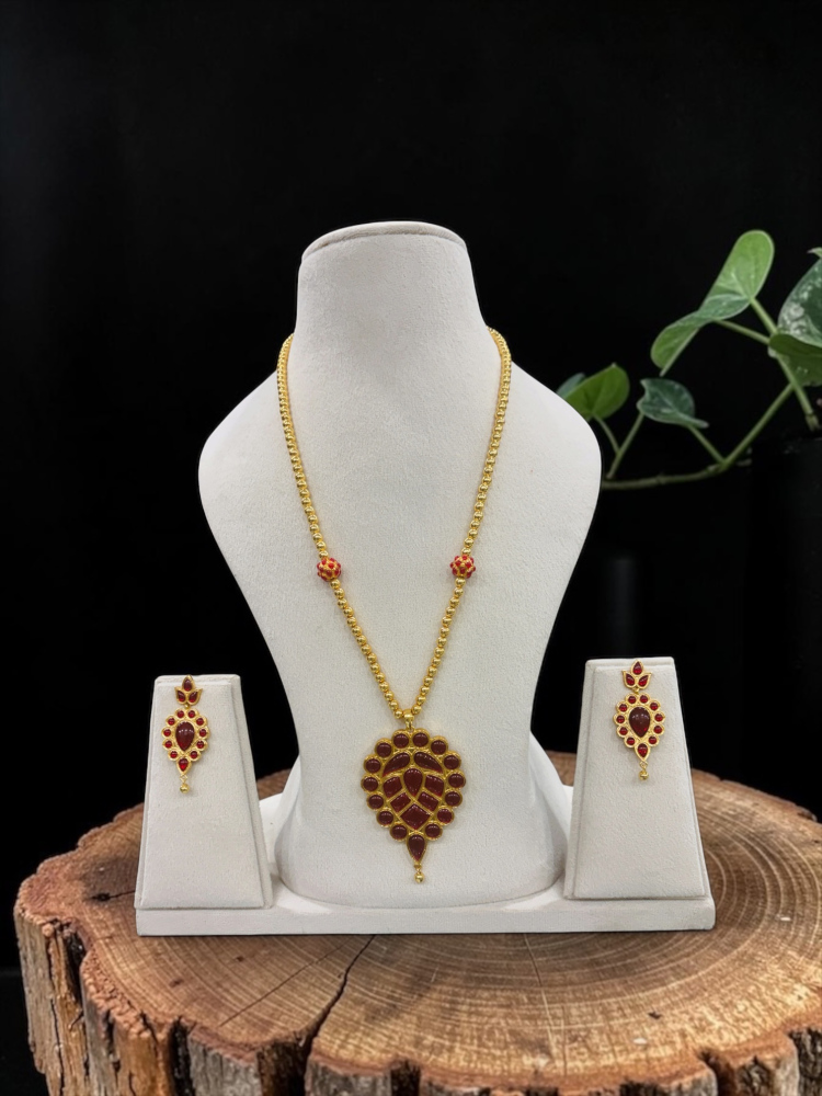 Assamese Jewellery (Red and Golden)